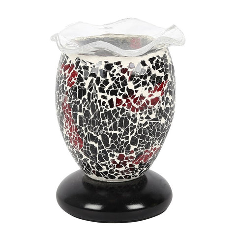 Black + Red Marbled Electric Fragrance Lamp