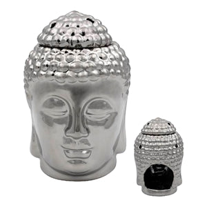 Silver Buddha Head