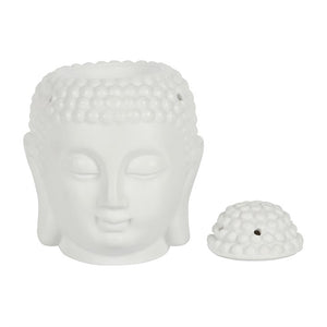 White Buddha Head